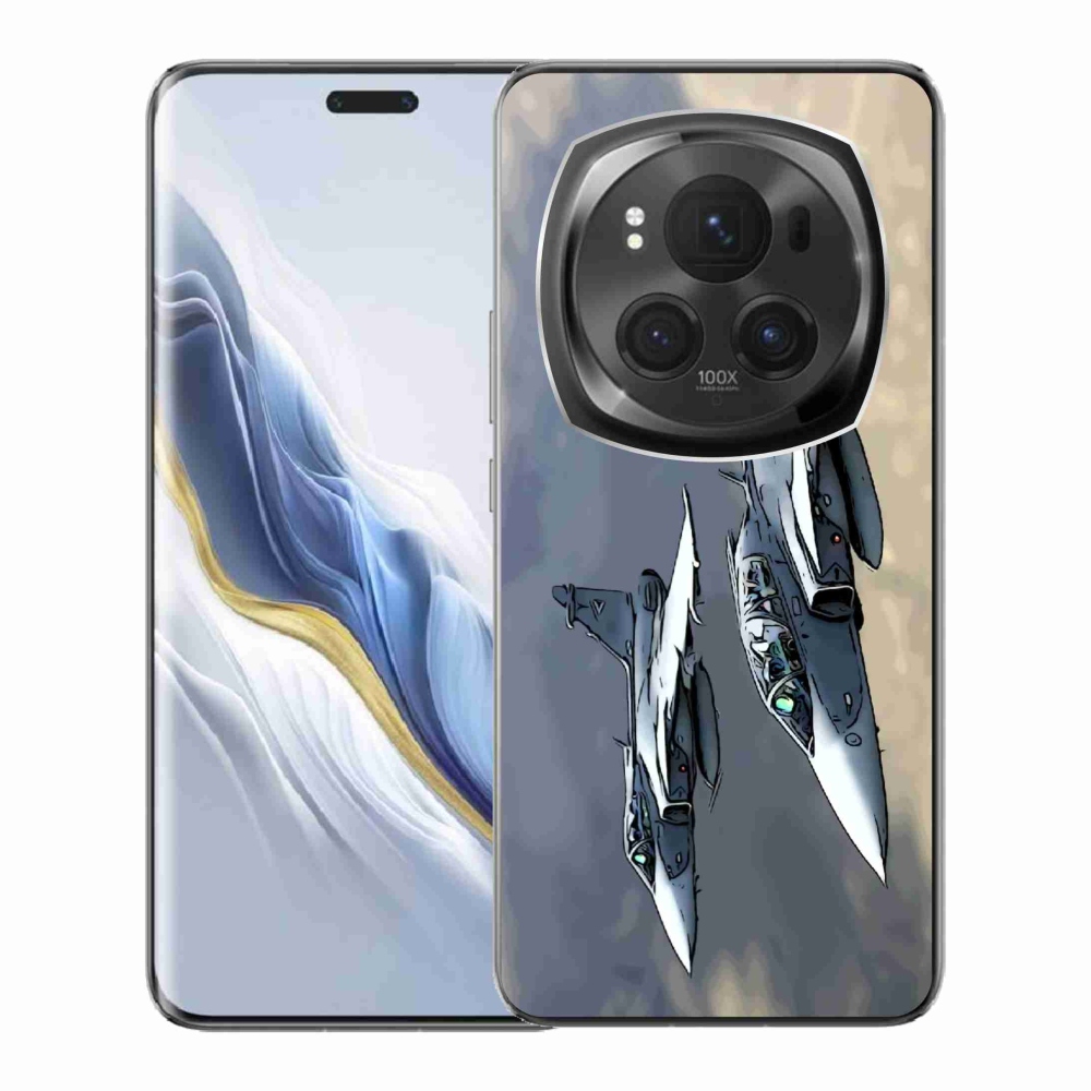 Gelový kryt mmCase na Honor Magic 6 Pro 5G - stíhačky