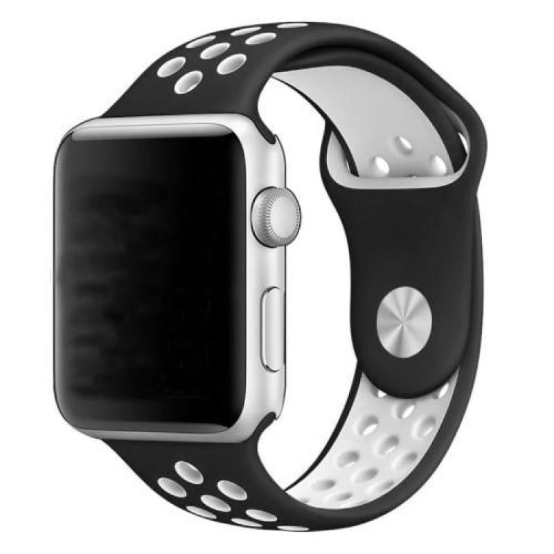 Breat silikonový řemínek na Apple Watch 42mm - bílý