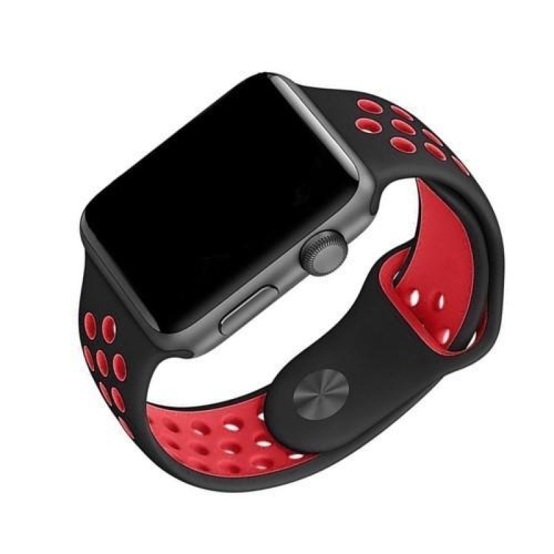 Breat silikonový řemínek pro Apple Watch 38mm - červený