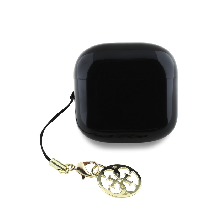 Guess Classic Logo Charm TWS Bezdrátová Sluchátka Black