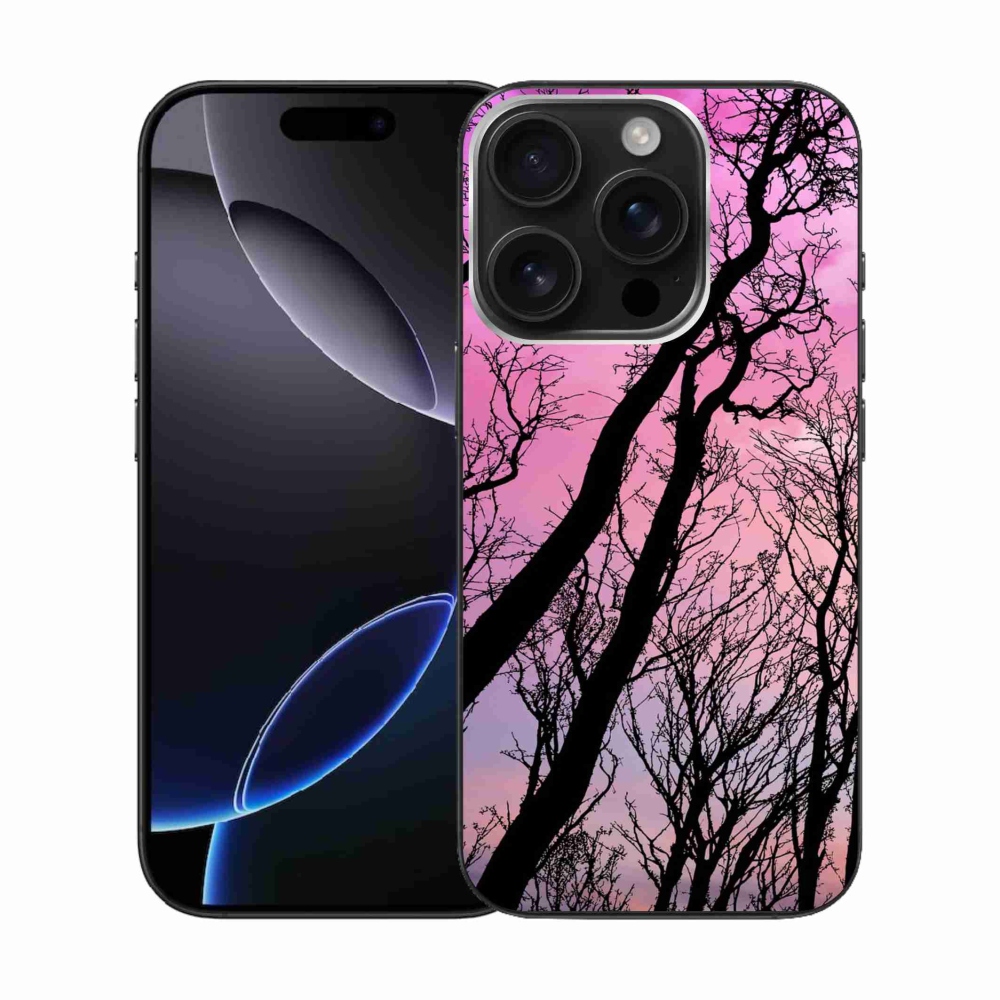 Gelový obal mmCase na iPhone 16 Pro - opadané stromy