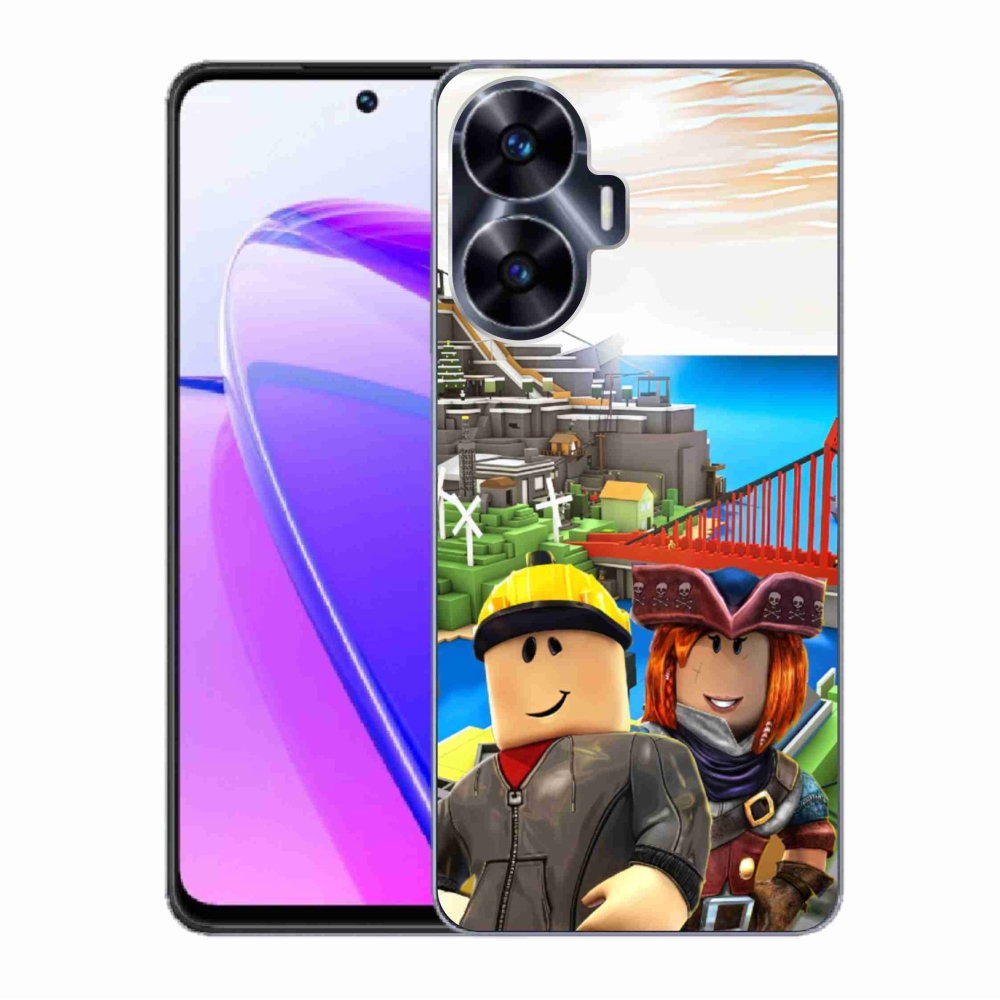 Gelový kryt mmCase na Realme C55 - roblox 1