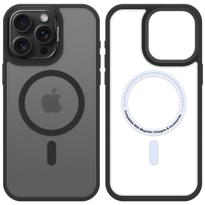 Tactical MagForce Hyperstealth 3.0 Kryt pro Apple iPhone 15 Pro Max Asphalt