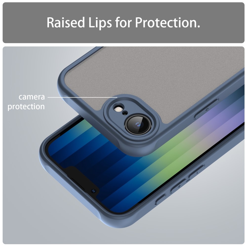 Proof gelový obal s pevnými zády na iPhone 16e - modrý