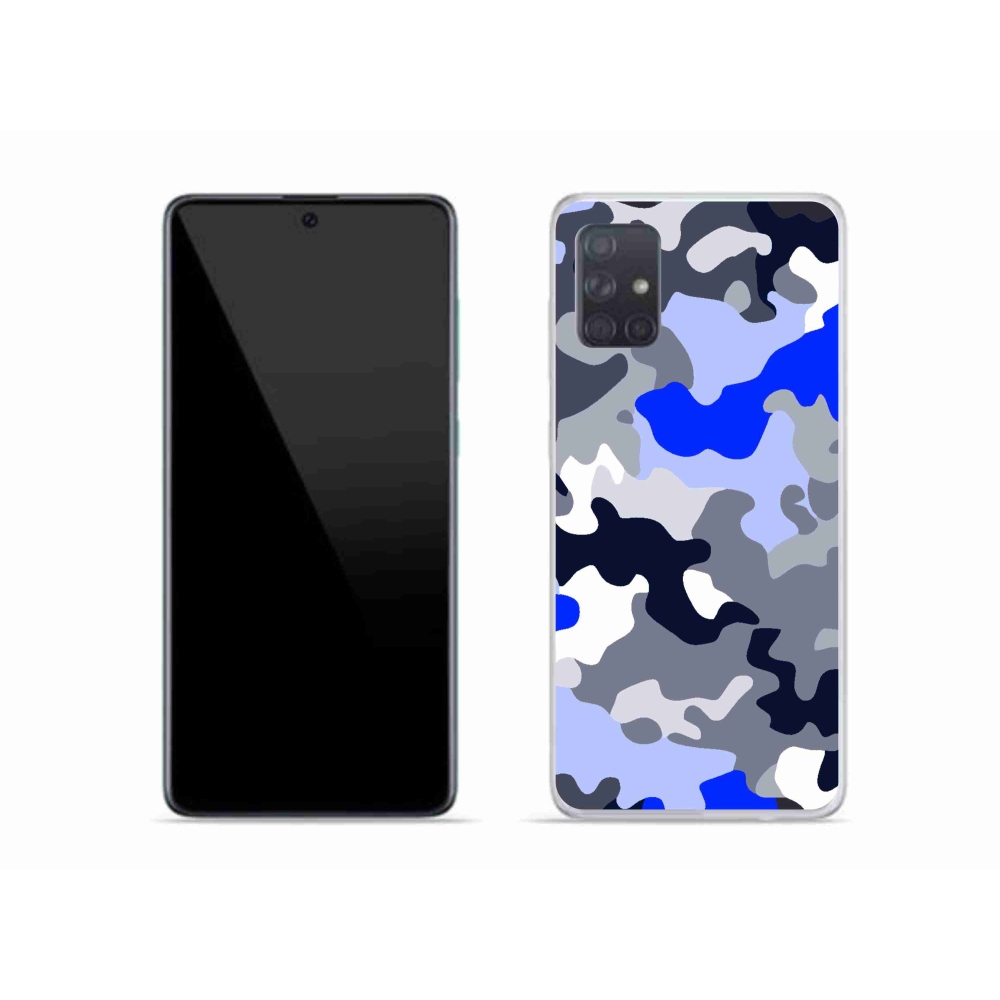 Gelový kryt mmCase na Samsung Galaxy A51 - maskáčový vzor 8