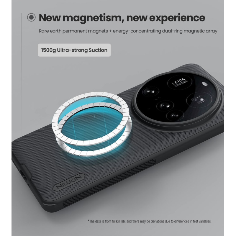 Nillkin Super Frosted PRO Magnetic Zadní Kryt pro Xiaomi 15 Ultra Black