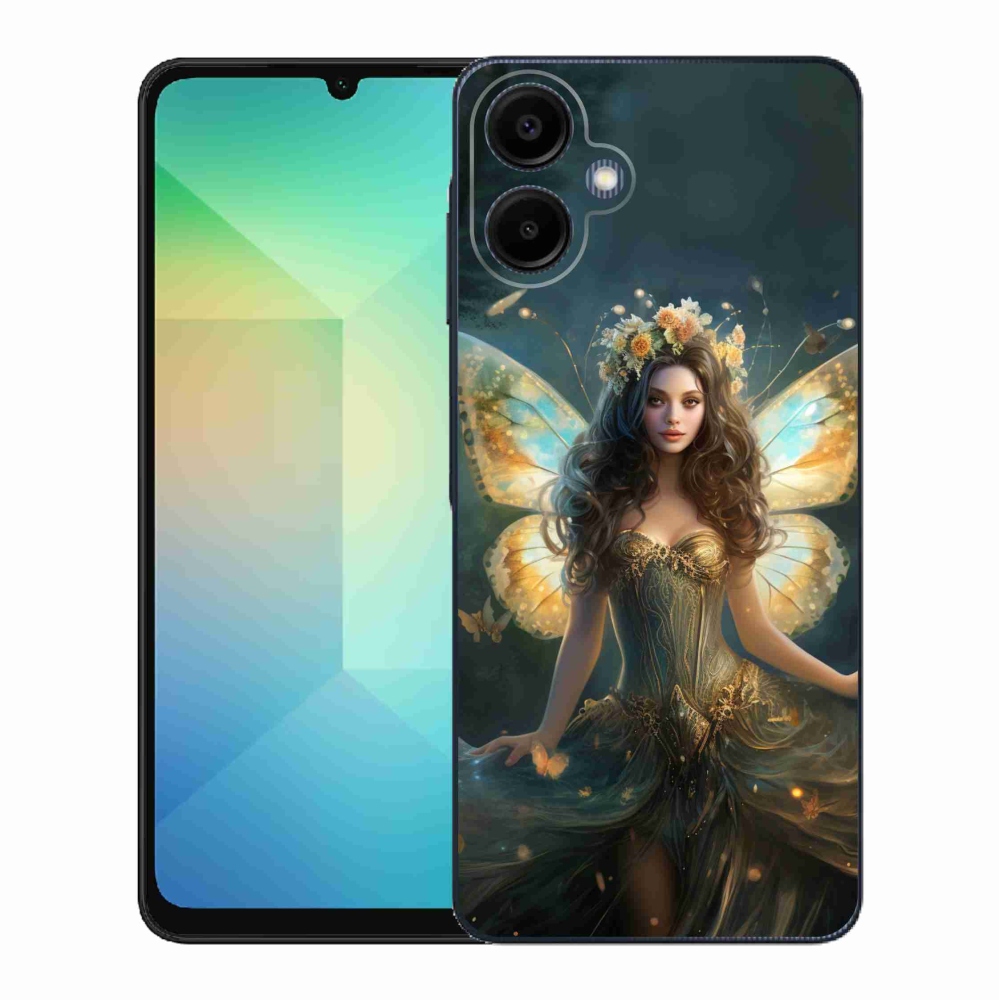 Gelový kryt mmCase na Samsung Galaxy A06 4G - motýlí žena
