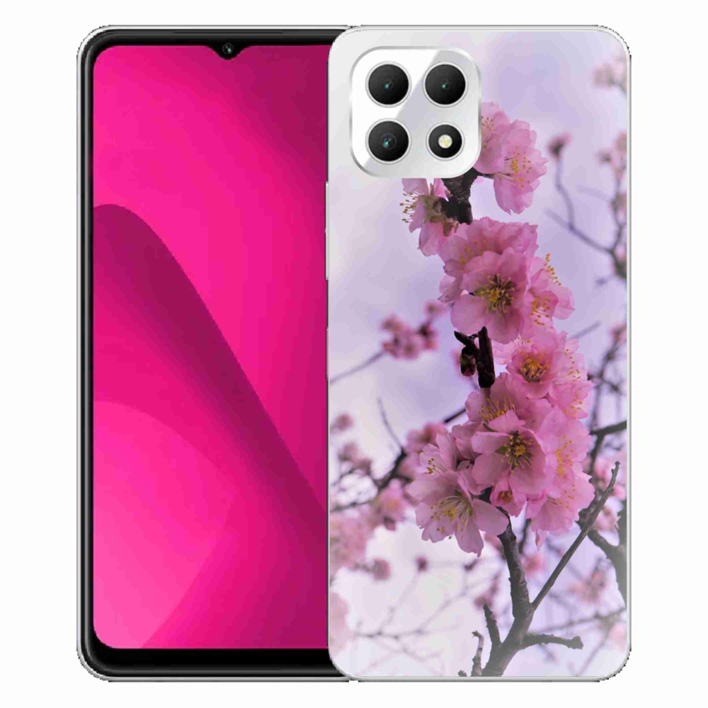 Gelový kryt mmCase na T-Mobile T Phone 2 - květiny 7