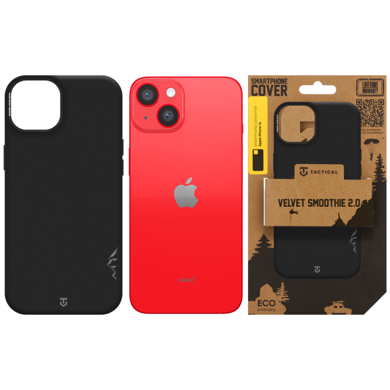 Tactical MagForce Velvet Smoothie 2.0 Kryt pro Apple iPhone 14 Asphalt