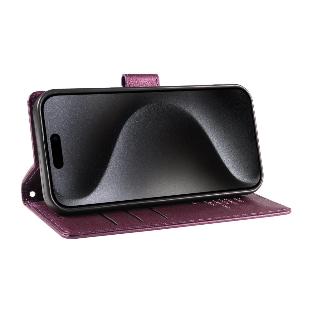 BTP knížkové pouzdro na iPhone 18 Pro Max/17 Pro Max - fialové