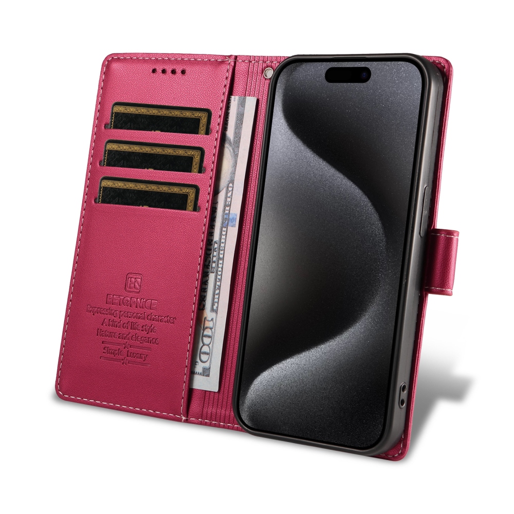 BTP knížkové pouzdro na iPhone 18 Pro Max/17 Pro Max - rose