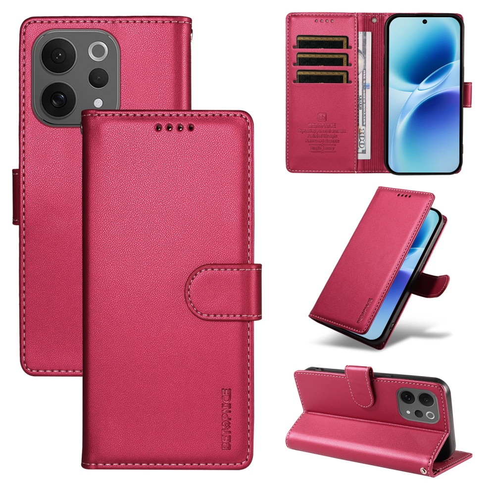 BTP knížkové pouzdro na Vivo V70 Lite 5G - rose