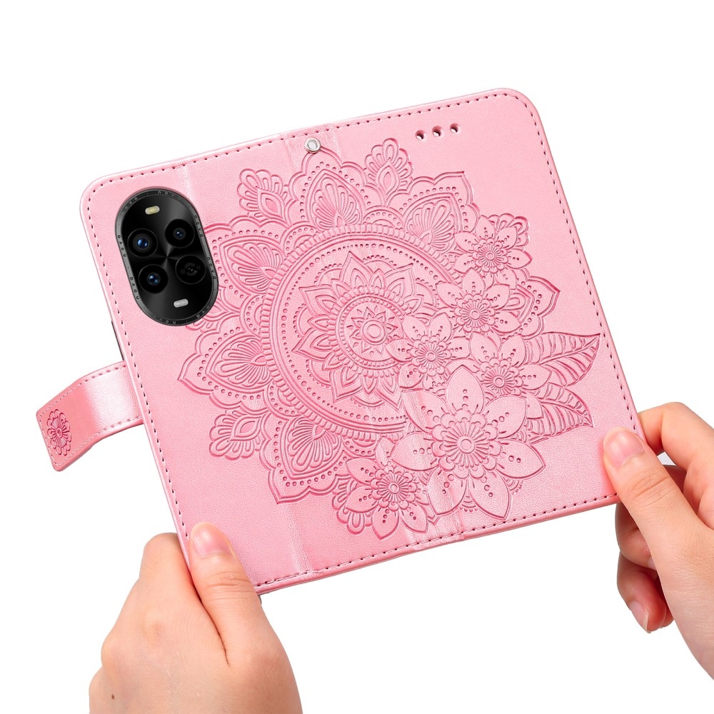 Mandala knížkové pouzdro na Huawei Nova 13 Pro 5G - růžové