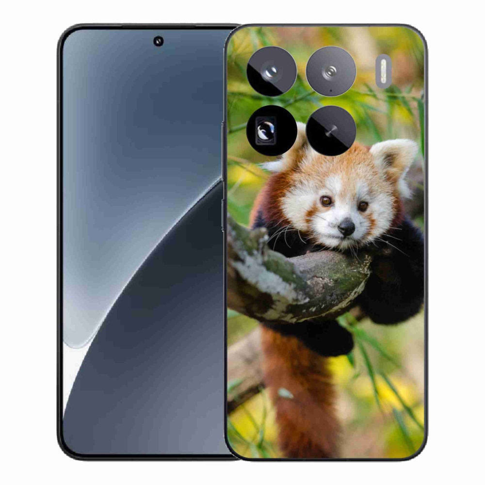 Gelový kryt mmCase na Xiaomi 15 Pro - panda červená
