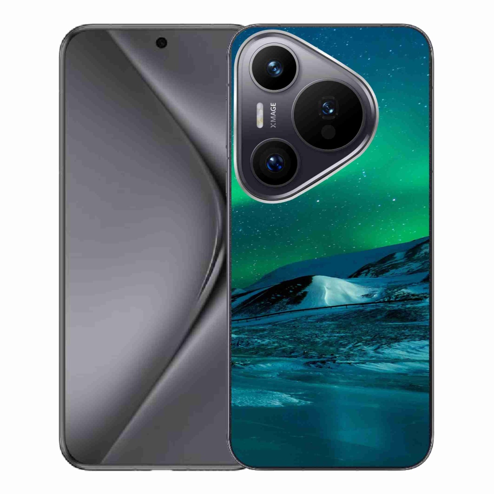 Gelový kryt mmCase na Huawei Pura 70 Pro - polární záře