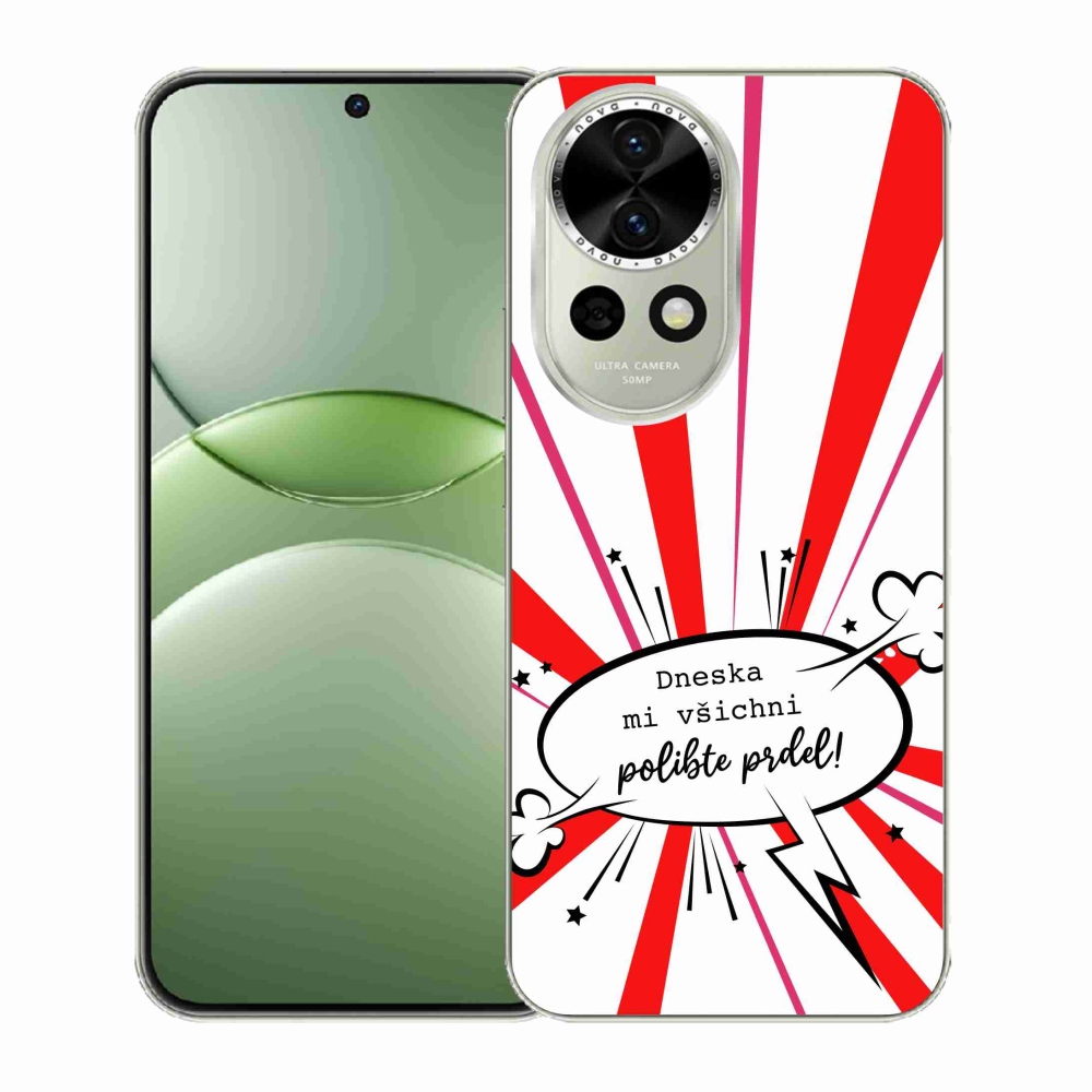 Gelový kryt mmCase na Huawei Nova 13 5G - vtipný text 15 bílé pozadí