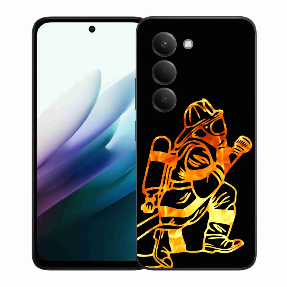 Gelový kryt mmCase na Xiaomi Redmi 15 4G/5G (171mm) - hasič 1