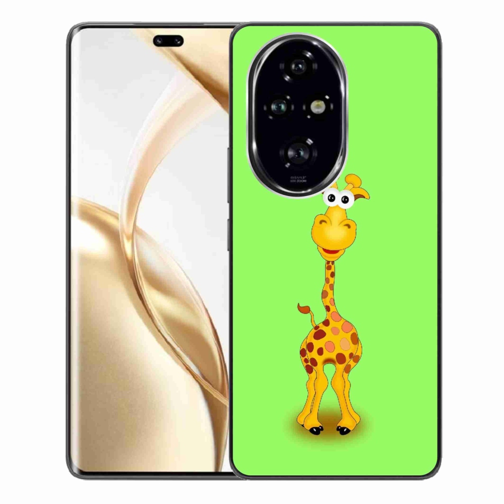 Gelový kryt mmCase na Honor 200 Pro 5G - kreslená žirafa