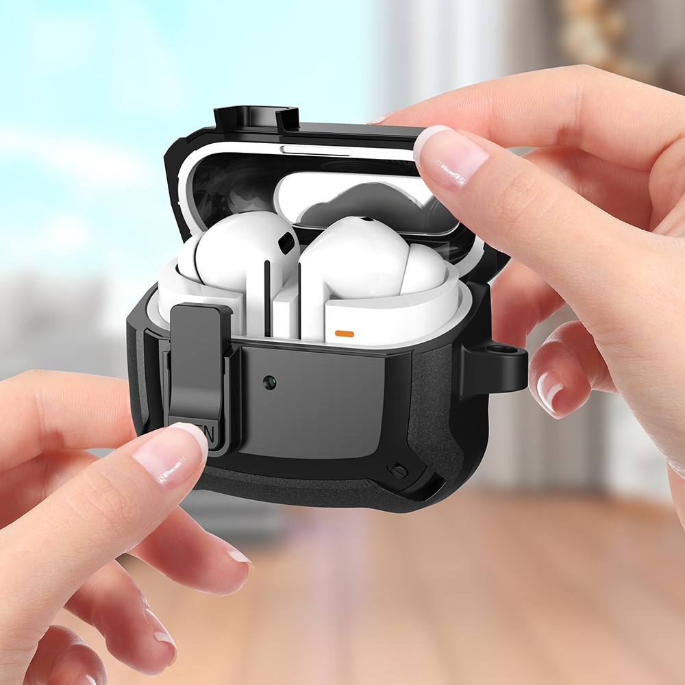Buckles odolný obal na Samsung Galaxy Buds3 Pro/Buds3 - černý