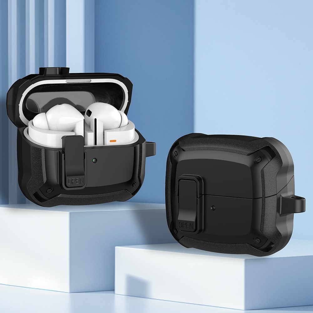 Buckles odolný obal na Samsung Galaxy Buds3 Pro/Buds3 - černý