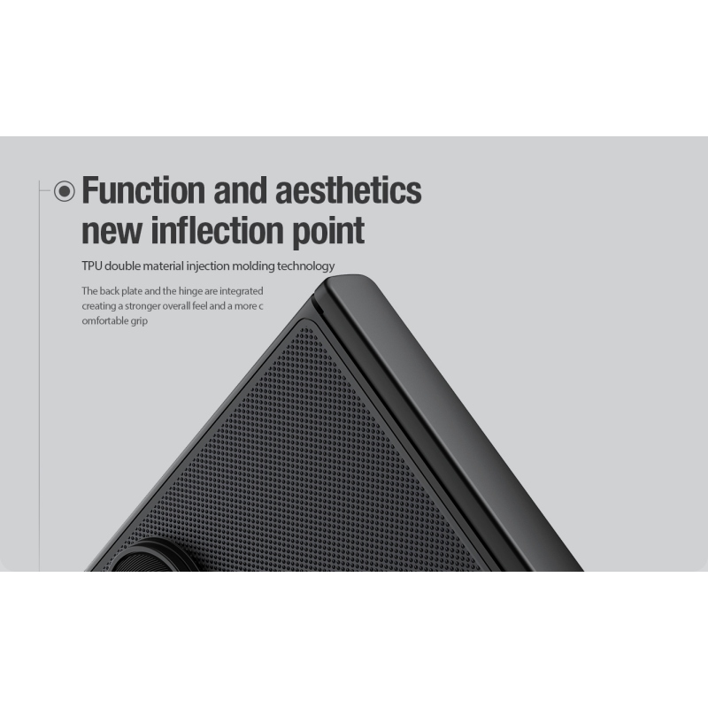 Nillkin Super Frosted FOLD Magnetic Zadní Kryt pro Samsung Galaxy Z Fold 8 Transparent Black