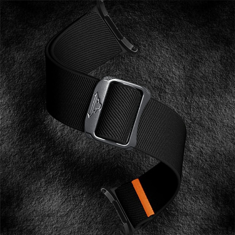 Bull nylonový elastický řemínek na Samsung Galaxy Watch Ultra (2025) 47mm - černý