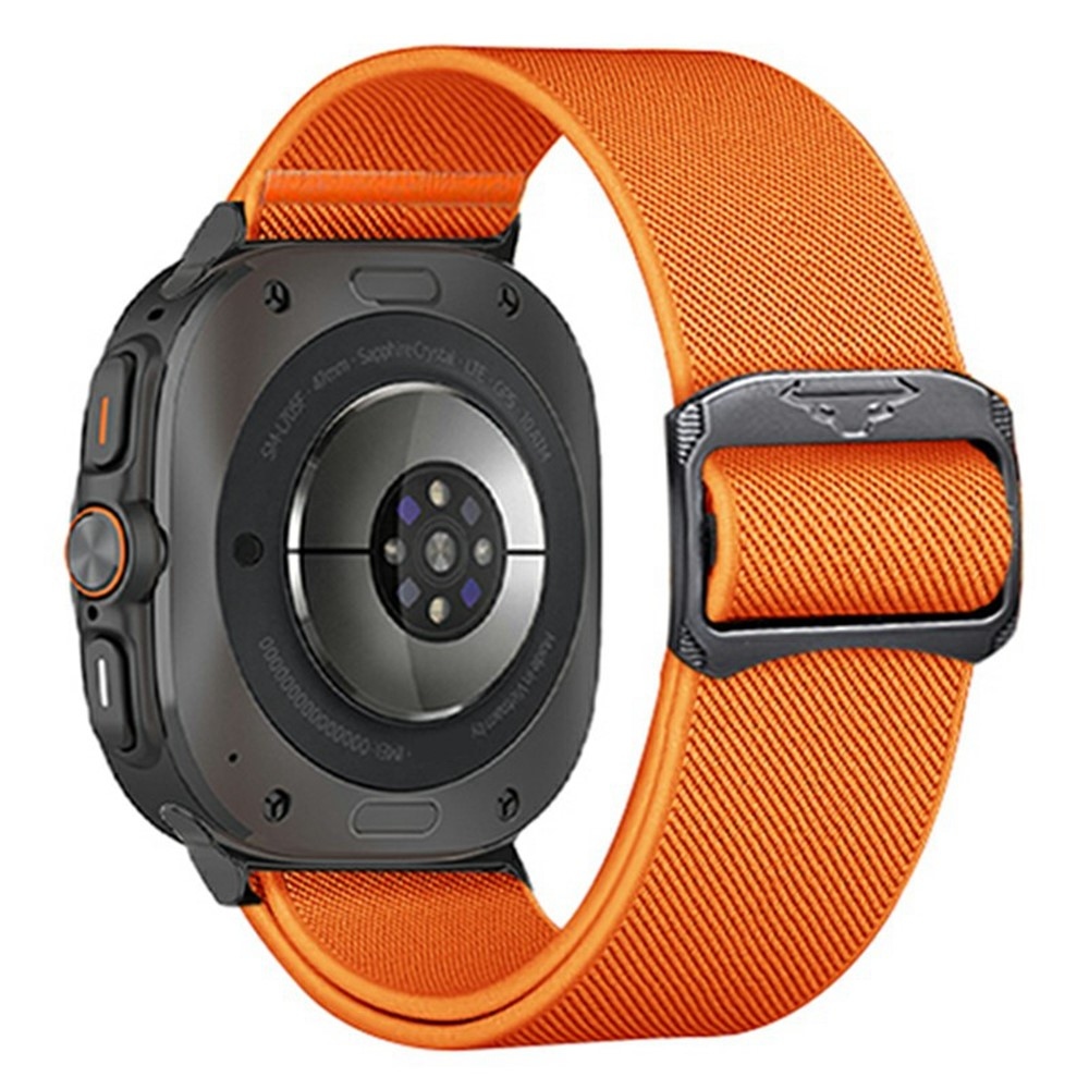 Bull nylonový elastický řemínek na Samsung Galaxy Watch Ultra (2025) 47mm - oranžový