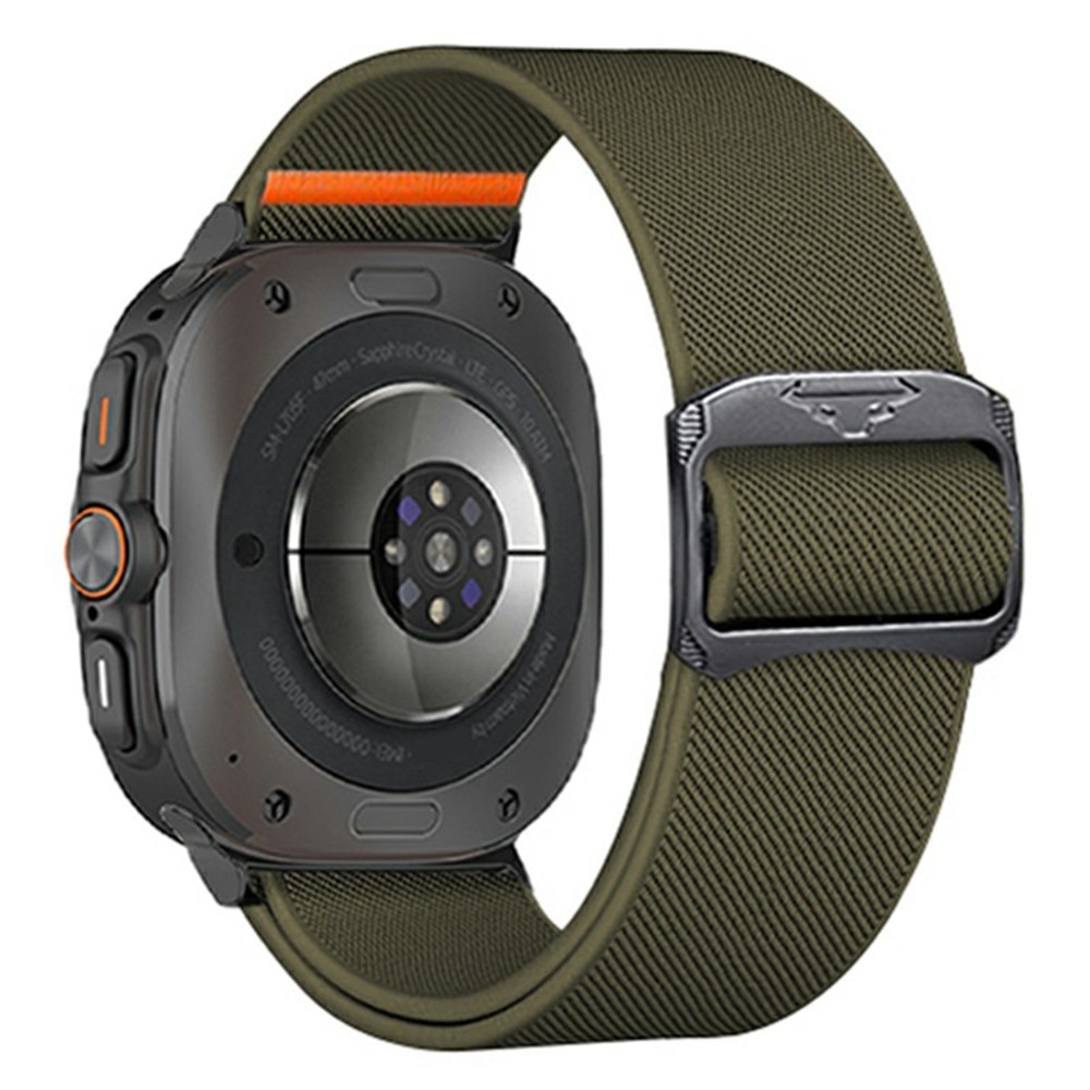 Bull nylonový elastický řemínek na Samsung Galaxy Watch Ultra (2025) 47mm - zelený