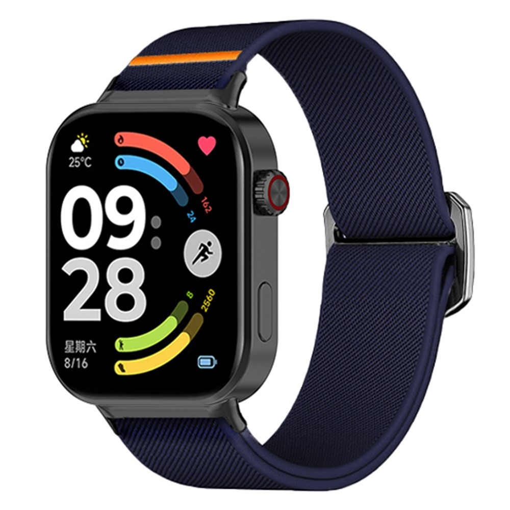 Bull nylonový elastický řemínek na Xiaomi Smart Band 10 Pro/9 Pro/8 Pro/Redmi Watch 6/5/4 - modrý