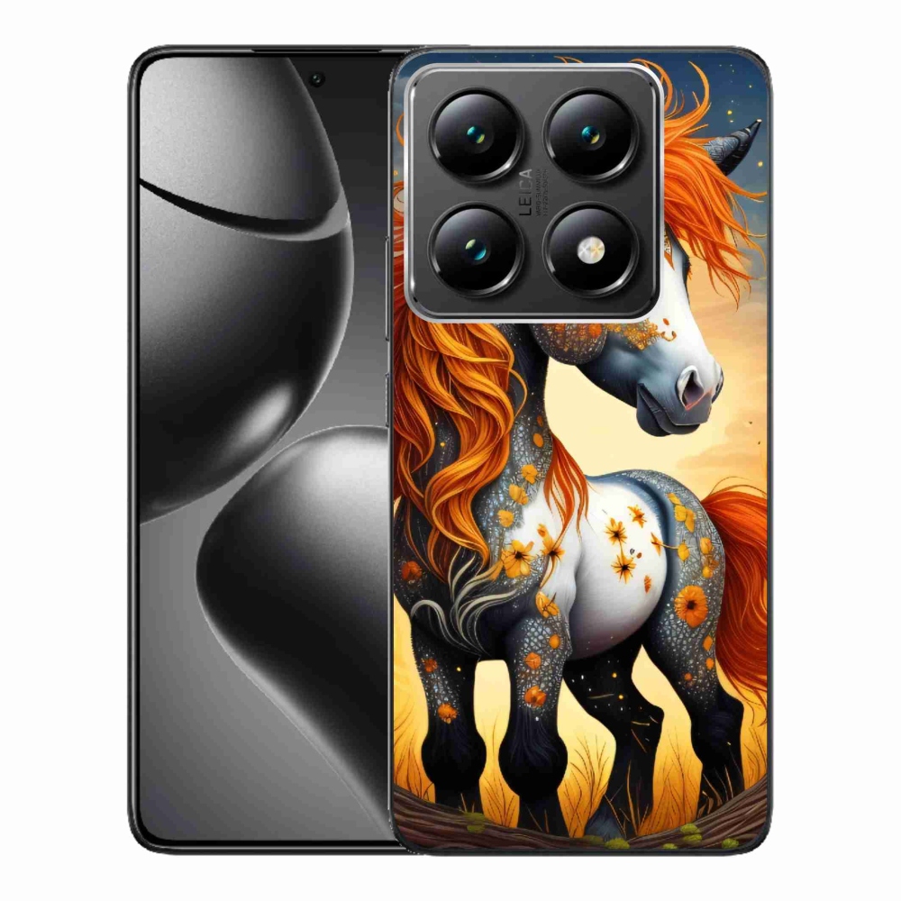 Gelový kryt mmCase na Xiaomi 14T Pro - barevný poník