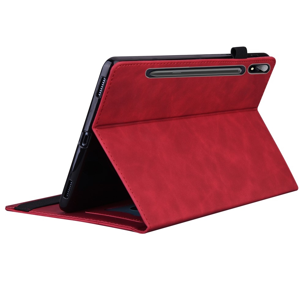 Business zavírací pouzdro na tablet Samsung Galaxy Tab S12 Ultra/S11 Ultra/S10 Ultra - červené