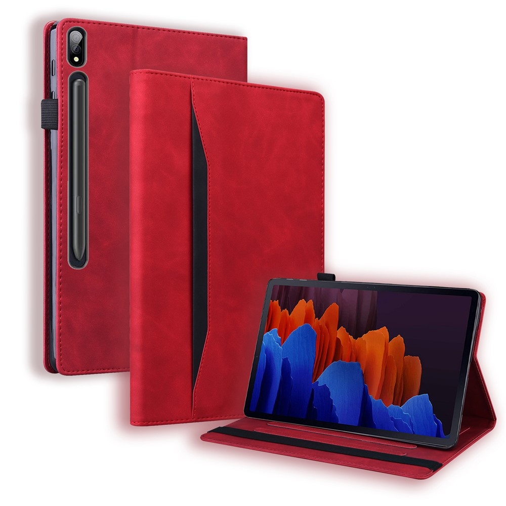 Business zavírací pouzdro na tablet Samsung Galaxy Tab S12 Ultra/S11 Ultra/S10 Ultra - červené