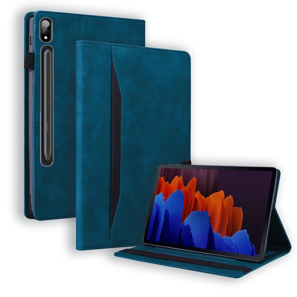Business zavírací pouzdro na tablet Samsung Galaxy Tab S12 Ultra/S11 Ultra/S10 Ultra - modré