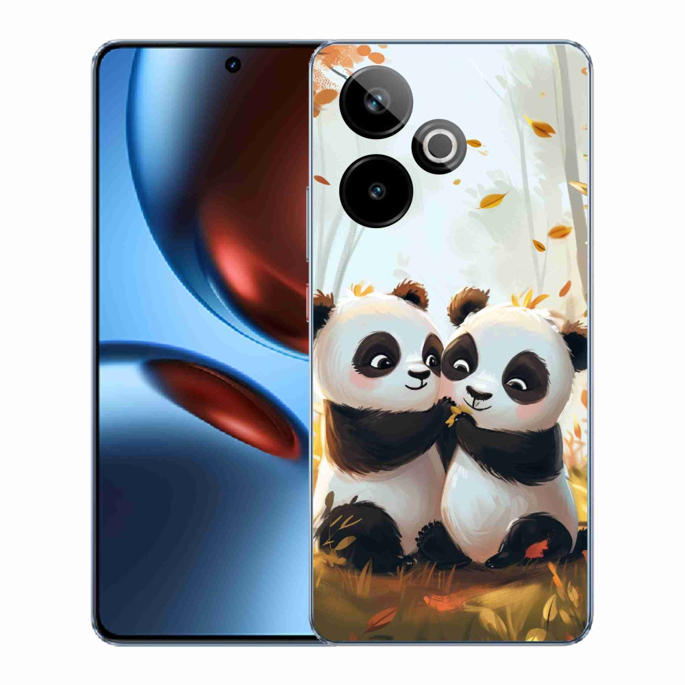 Gelový kryt mmCase na Realme GT 7 5G/GT 7T 5G - pandy