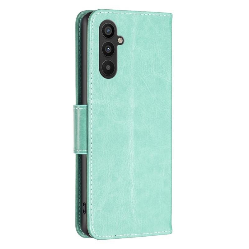 Butterfly knížkové pouzdro na Samsung Galaxy A34 5G - modrozelené