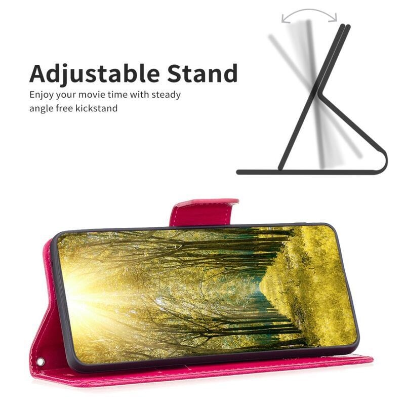 Butterfly knížkové pouzdro na Samsung Galaxy A34 5G - rose