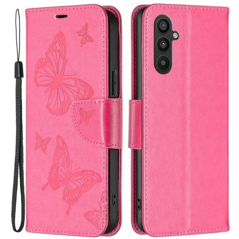 Butterfly knížkové pouzdro na Samsung Galaxy A34 5G - rose