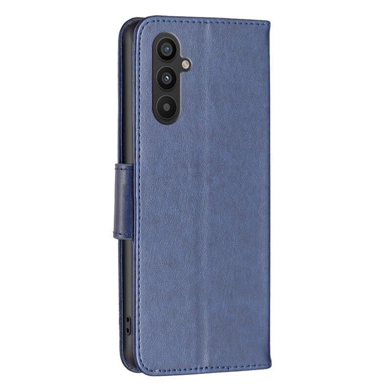 Butterfly knížkové pouzdro na Samsung Galaxy A34 5G - tmavěmodré