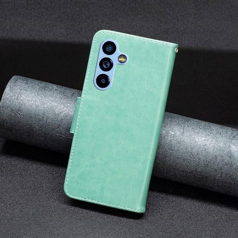 Butterfly knížkové pouzdro na Samsung Galaxy A54 5G - modrozelené