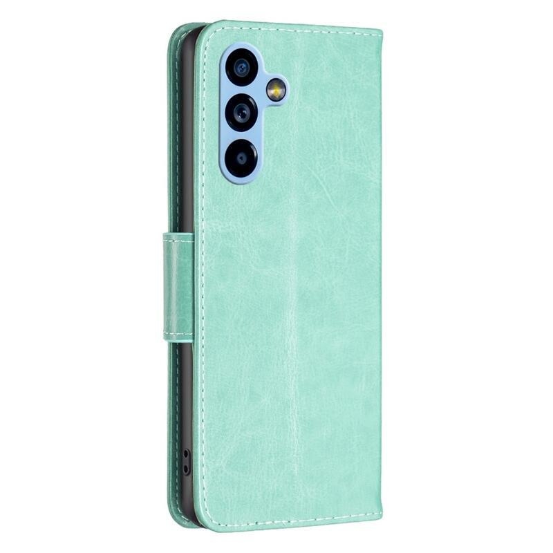 Butterfly knížkové pouzdro na Samsung Galaxy A54 5G - modrozelené
