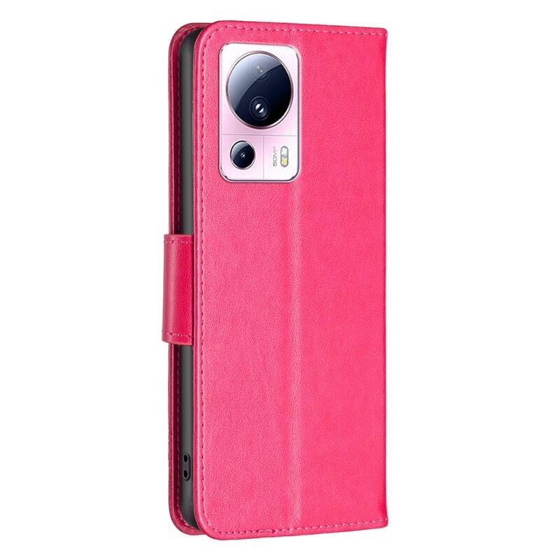 Butterfly knížkové pouzdro na Xiaomi 13 Lite - rose