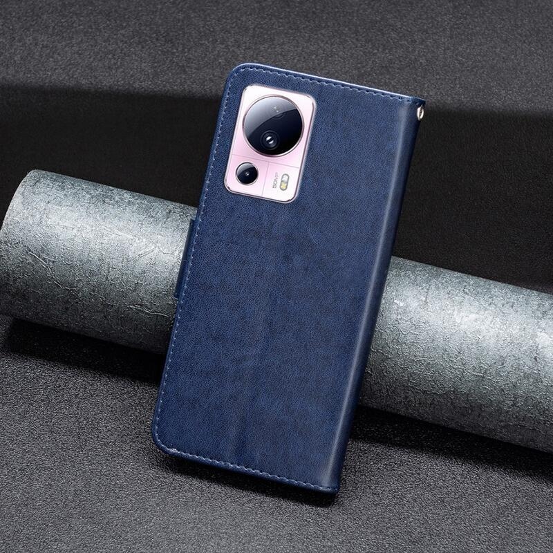 Butterfly knížkové pouzdro na Xiaomi 13 Lite - tmavěmodré