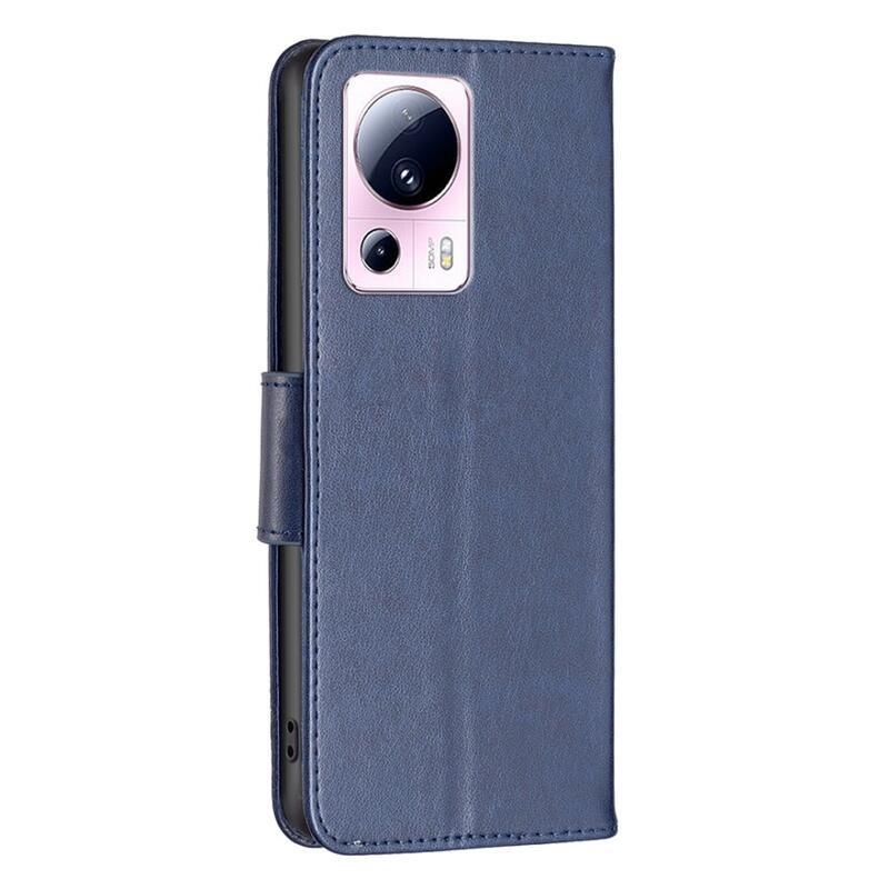 Butterfly knížkové pouzdro na Xiaomi 13 Lite - tmavěmodré