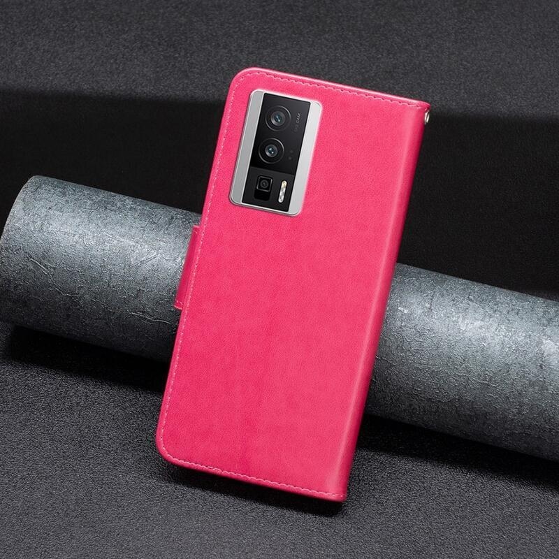 Butterfly knížkové pouzdro na Xiaomi Poco F5 Pro - rose