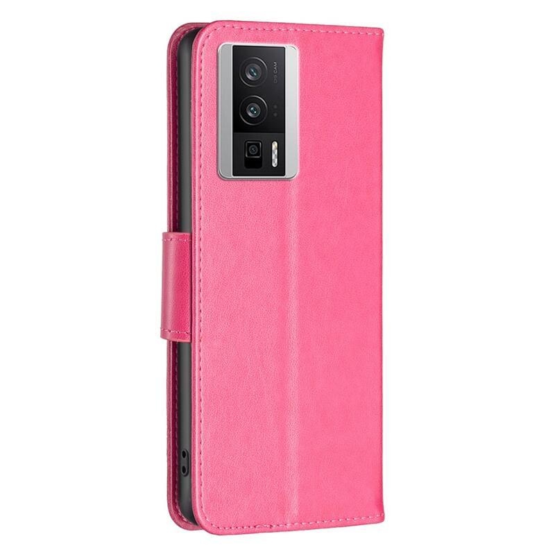 Butterfly knížkové pouzdro na Xiaomi Poco F5 Pro - rose