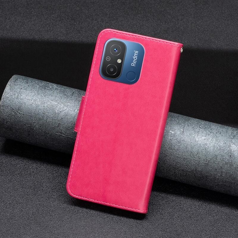 Butterfly knížkové pouzdro na Xiaomi Redmi 12C - rose