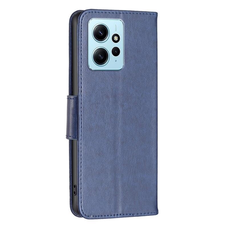 Butterfly knížkové pouzdro na Xiaomi Redmi Note 12 4G - modré
