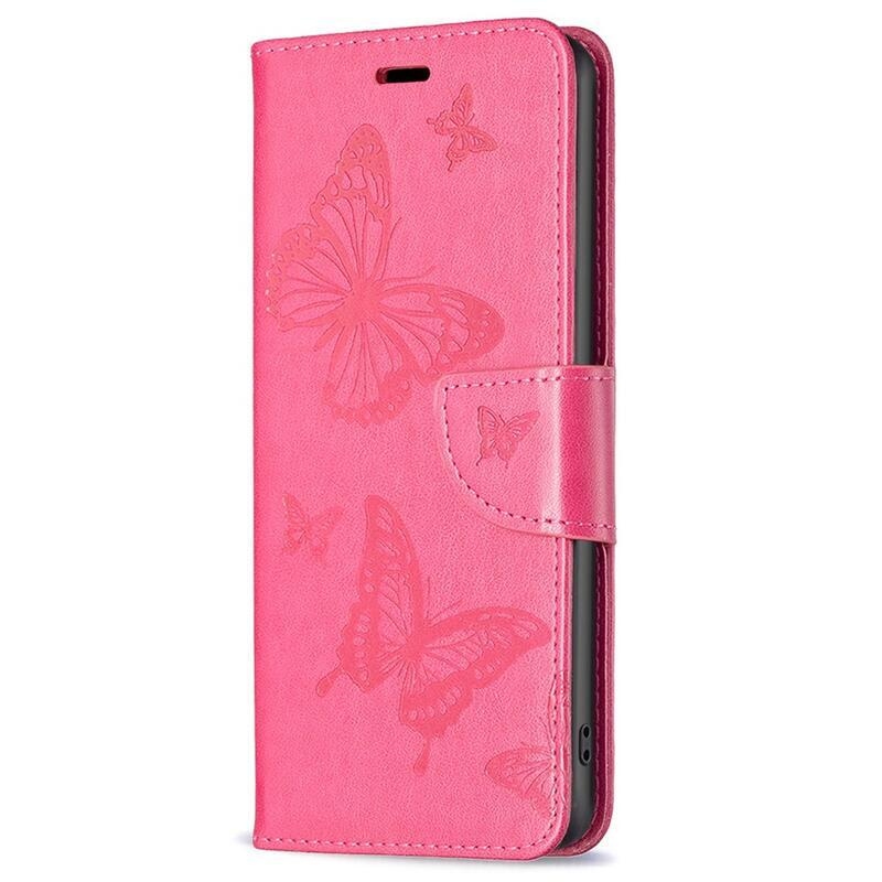 Butterfly knížkové pouzdro na Xiaomi Redmi Note 12 4G - rose