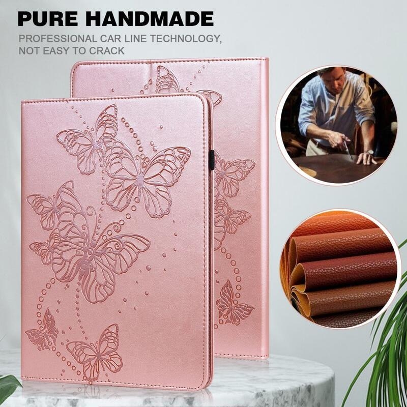 Butterfly zavírací pouzdro na tablet Xiaomi Redmi Pad 10.6 - růžovozlaté