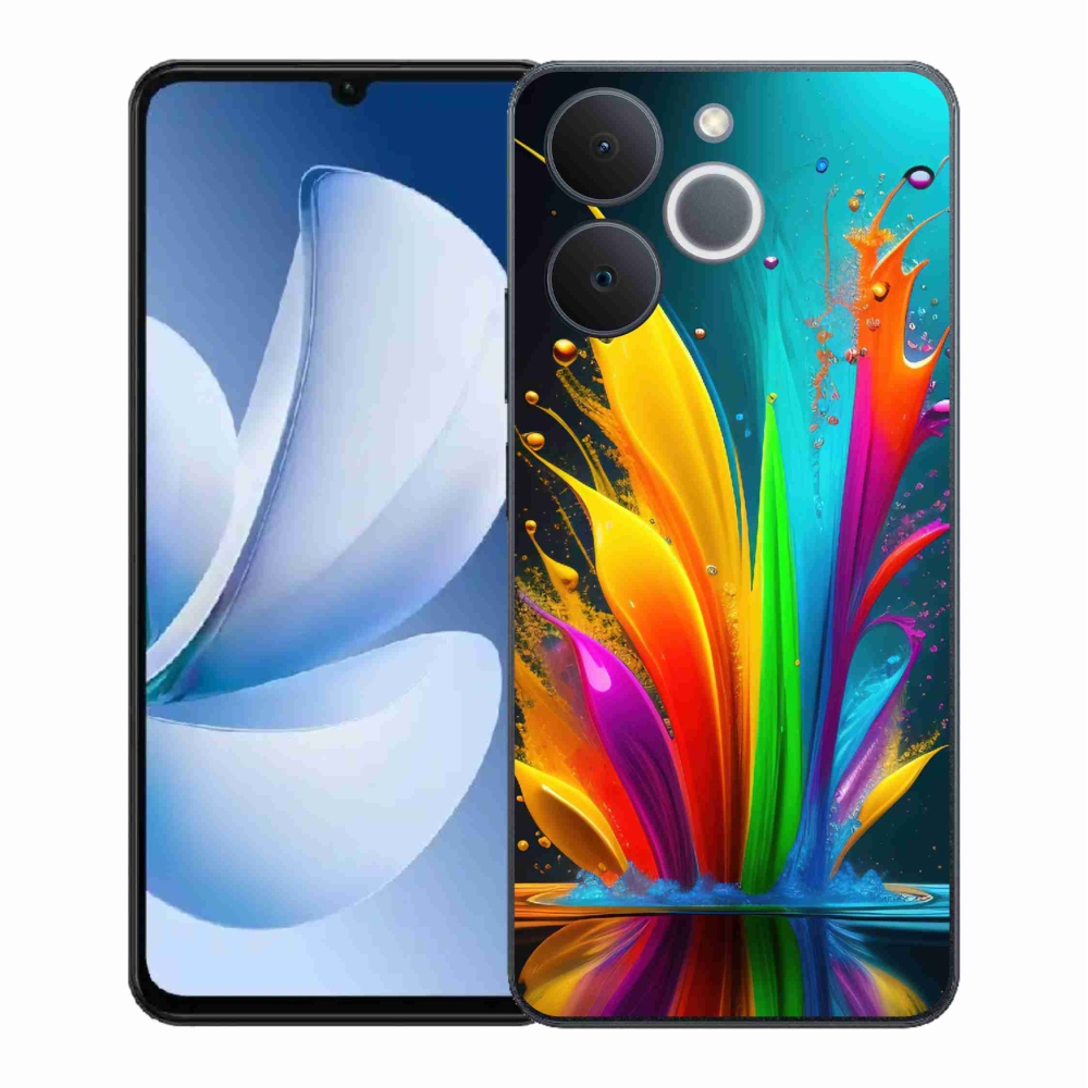 Gelový kryt mmCase na Realme Note 70T - abstraktní motiv 1